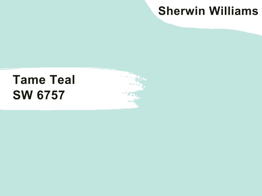 11. Tame Teal SW 6757
