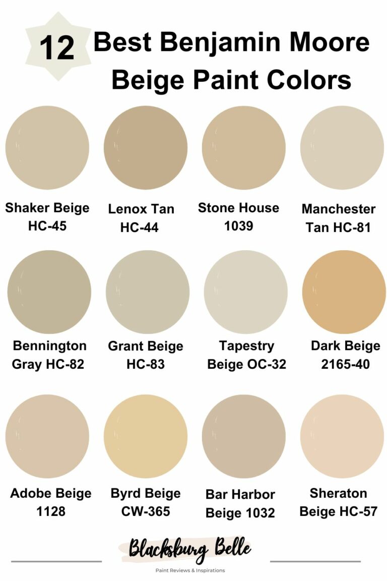 12 Best Benjamin Moore Beige Paint Colors In 2023