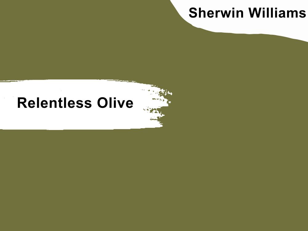 12. Sherwin Williams 6425 Relentless Olive