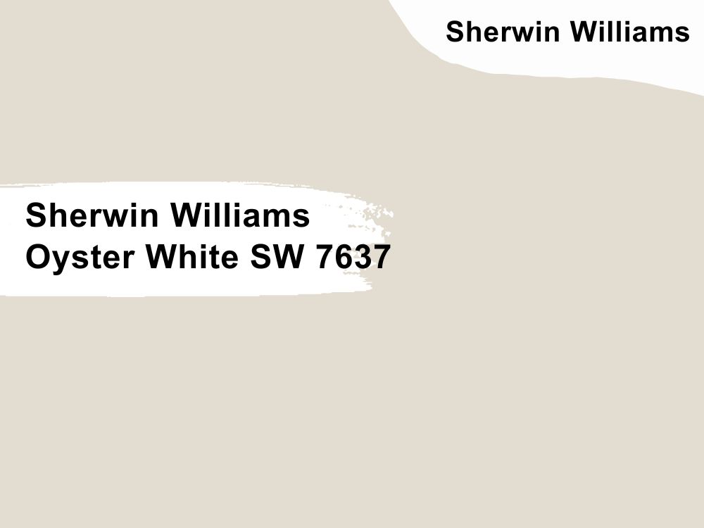 12. Sherwin Williams Oyster White SW 7637