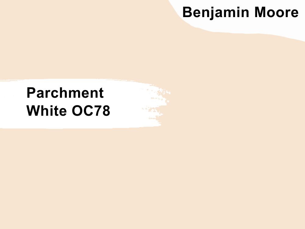 13. Benjamin Moore Parchment White OC78