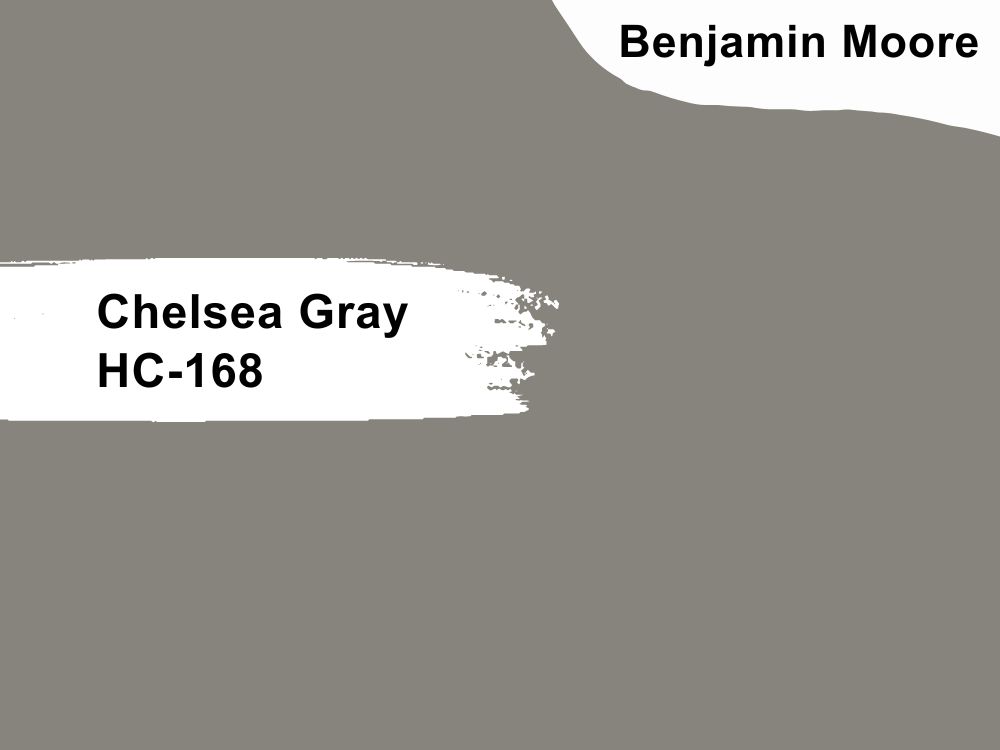 13. Chelsea Gray HC-168 by Benjamin Moore