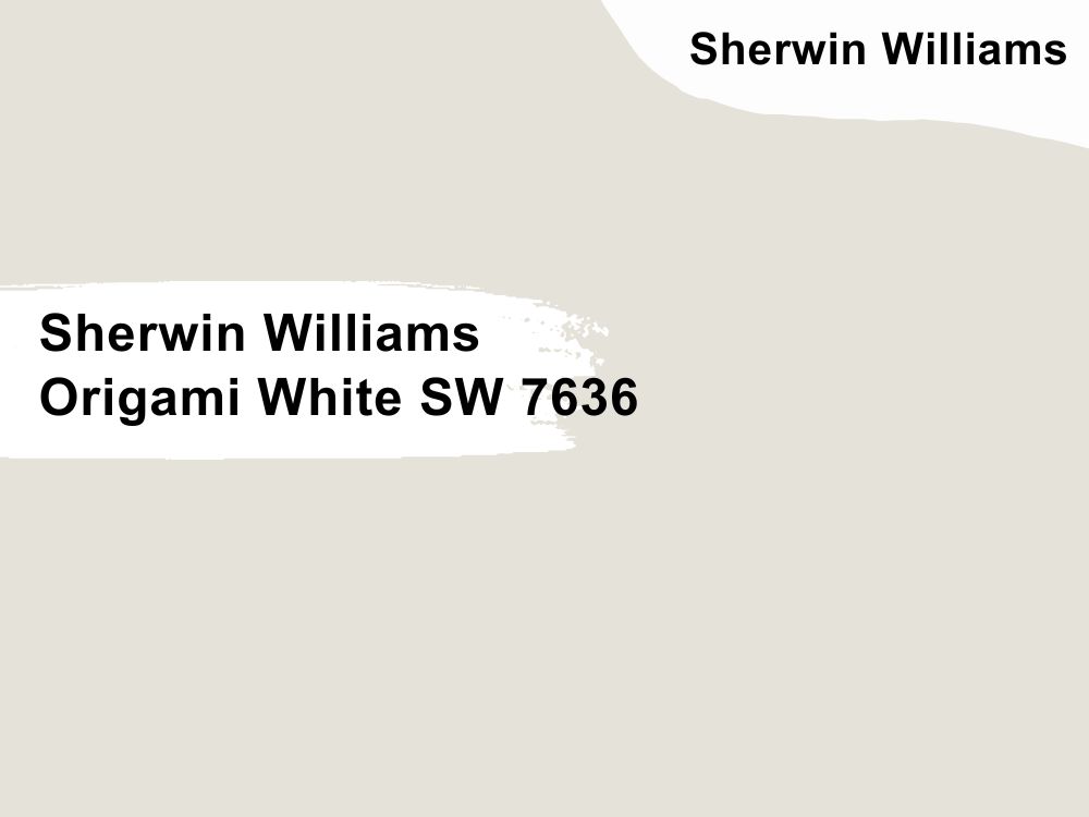 14. Sherwin Williams Origami White SW 7636