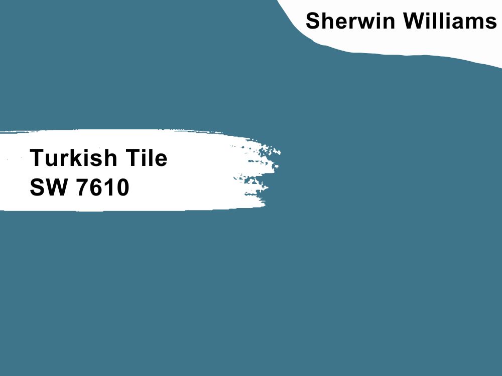 15. Sherwin-Williams Turkish Tile SW 7610