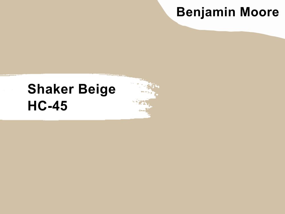 16. Shaker Beige HC-45 by Benjamin Moore
