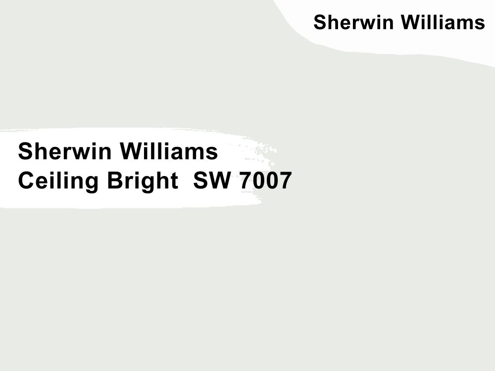 16. Sherwin Williams Ceiling Bright White SW 7007