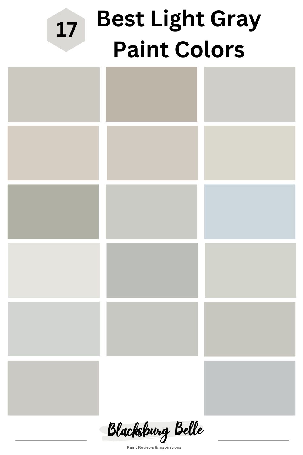 17 Best Light Gray Paint Colors