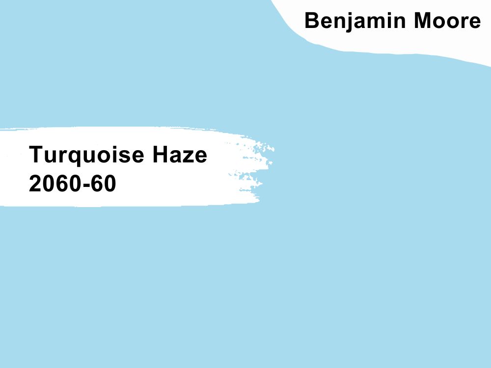 17. Benjamin Moore Turquoise Haze 2060-60
