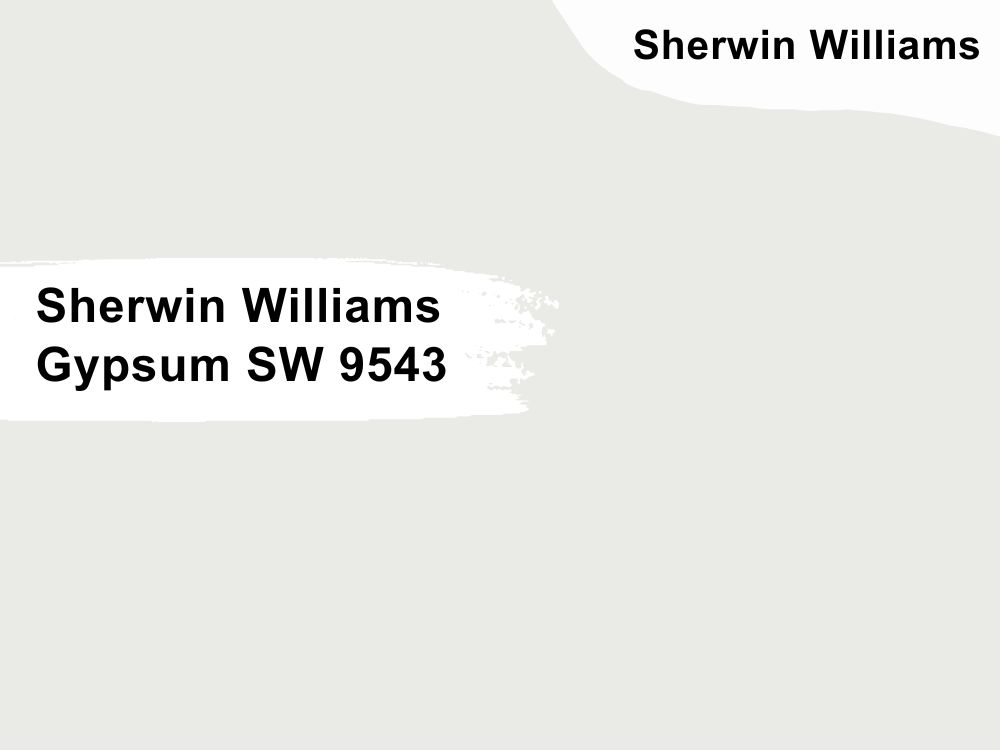 17. Sherwin Williams Gypsum SW 9543