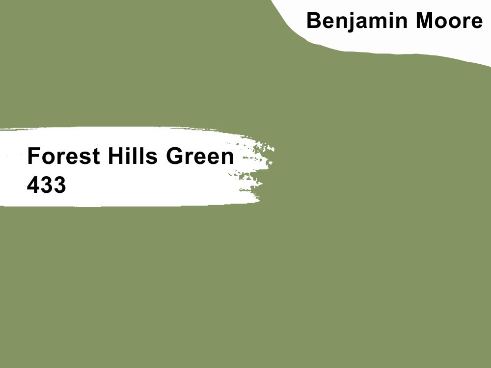 19. Benjamin Moore Forest Hills Green 433