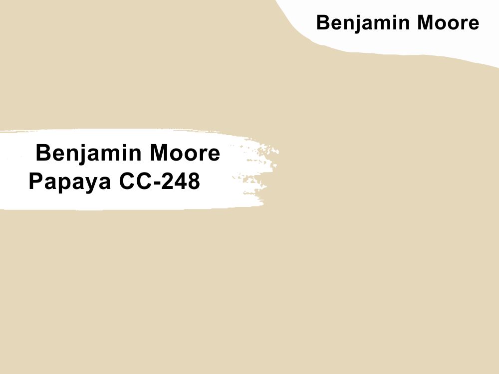 2. Benjamin Moore Papaya CC-248