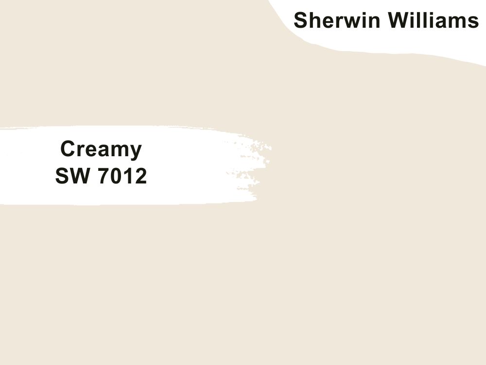 2. Sherwin Williams Creamy SW 7012