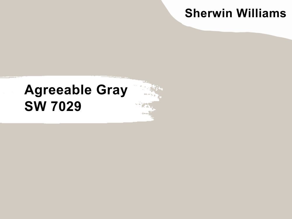 2.Agreeable Gray SW 7029