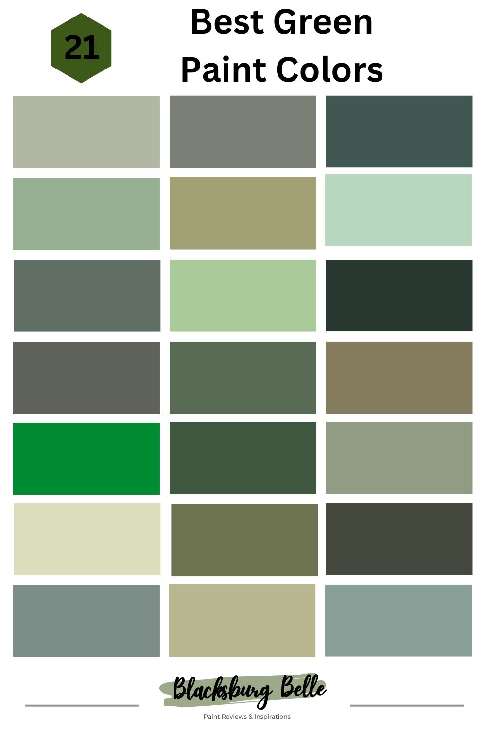 21 Best Green Paint Colors