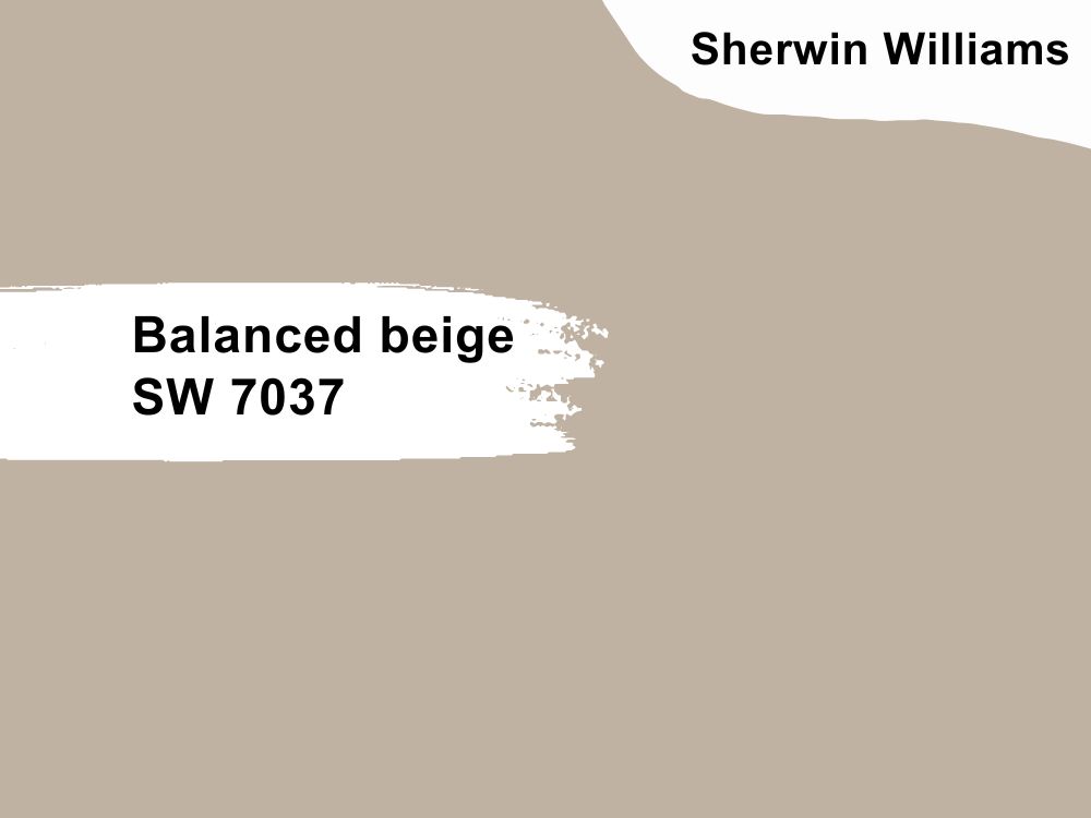 21. Balanced beige SW 7037