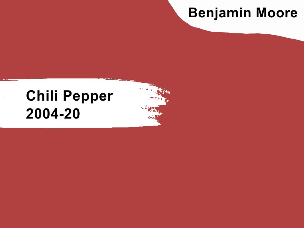 25. Chili Pepper 2004-20 by Benjamin Moore