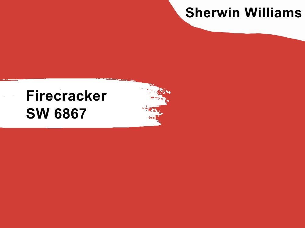 29. Firecracker SW 6867 by Sherwin Williams