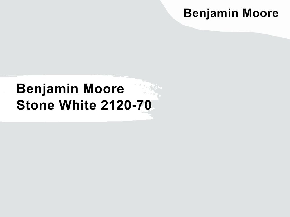 3. Benjamin Moore Stone White 2120-70