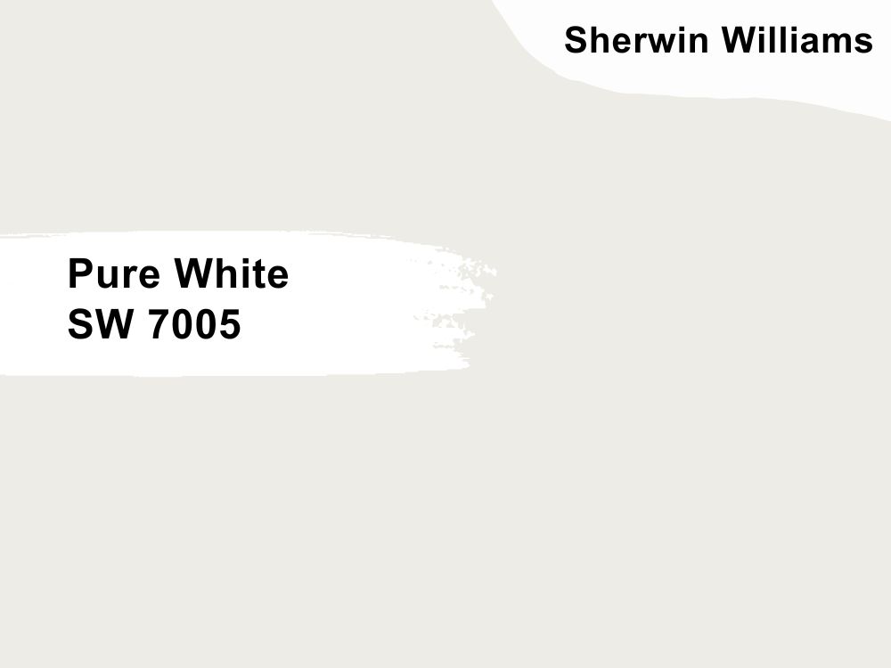 3. Pure White SW 7005