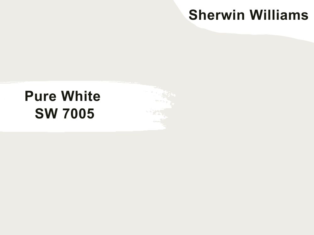3. Pure White SW 7005