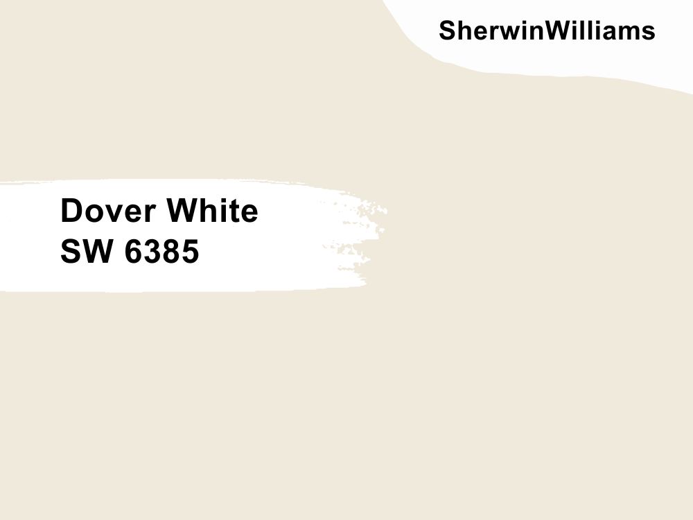 3. Sherwin Williams Dover White SW 6385