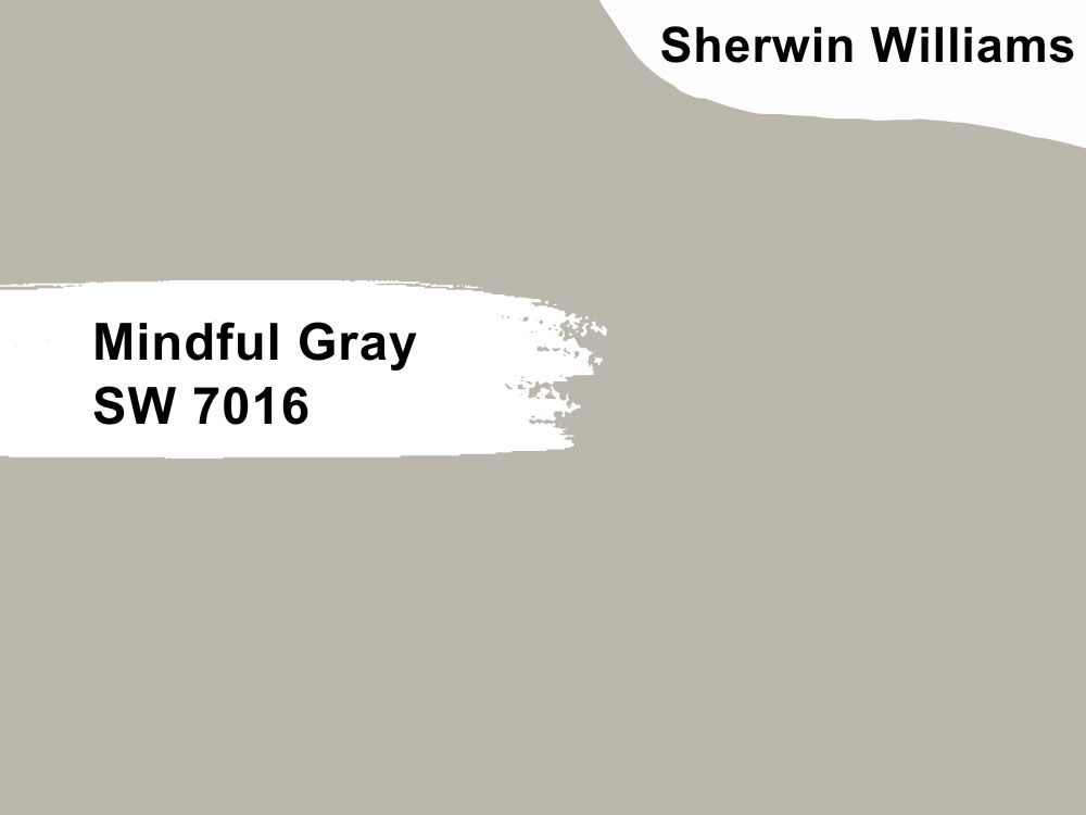 30. Sherwin-Williams Mindful Gray SW 7016