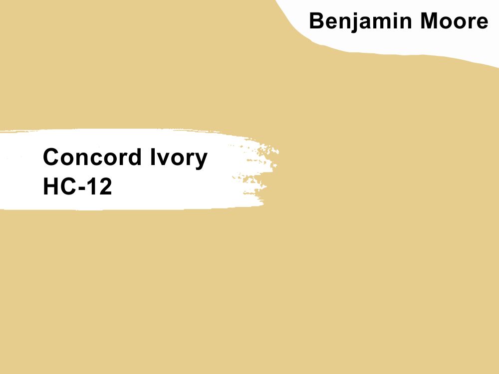 34. Benjamin Moore Concord Ivory HC-12