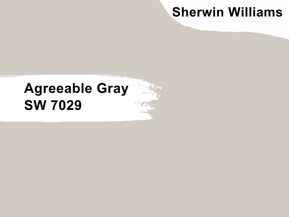 4. Agreeable Gray SW 7029