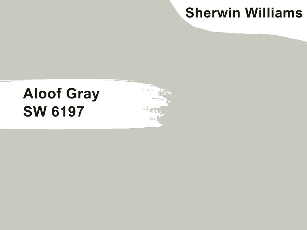 4. Aloof Gray SW 6197