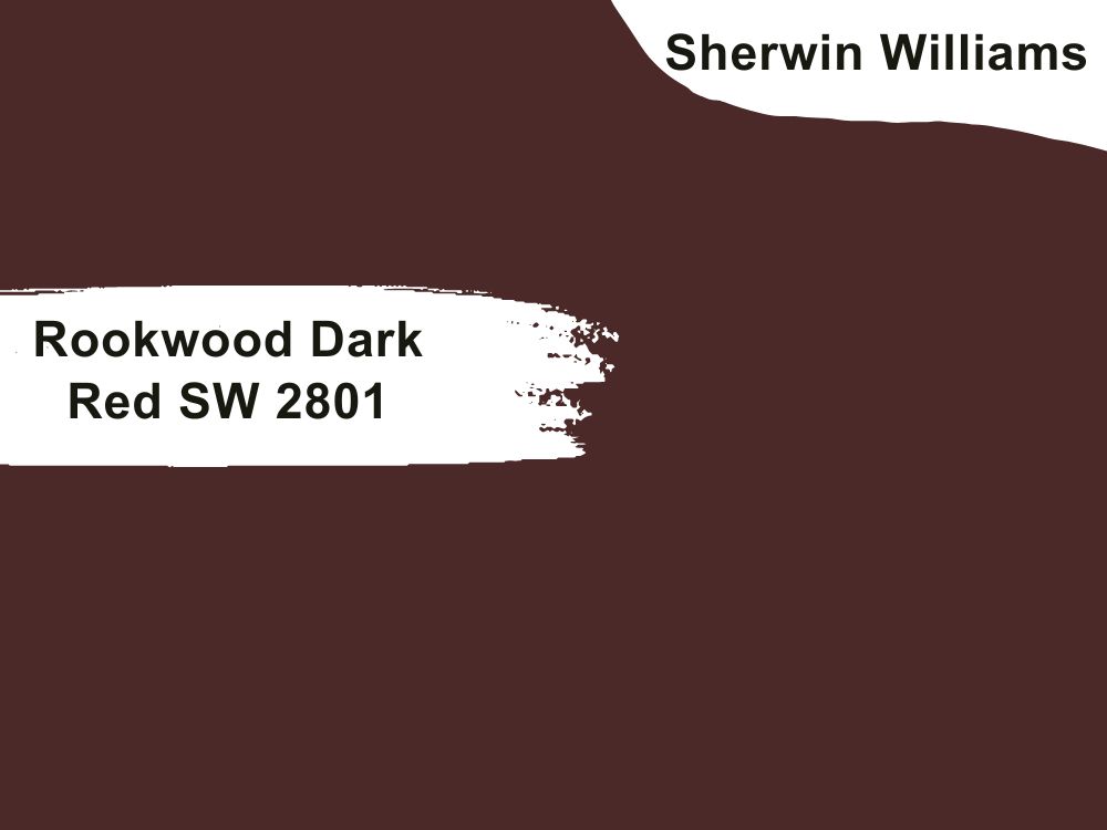 4. Rookwood Dark Red SW 2801