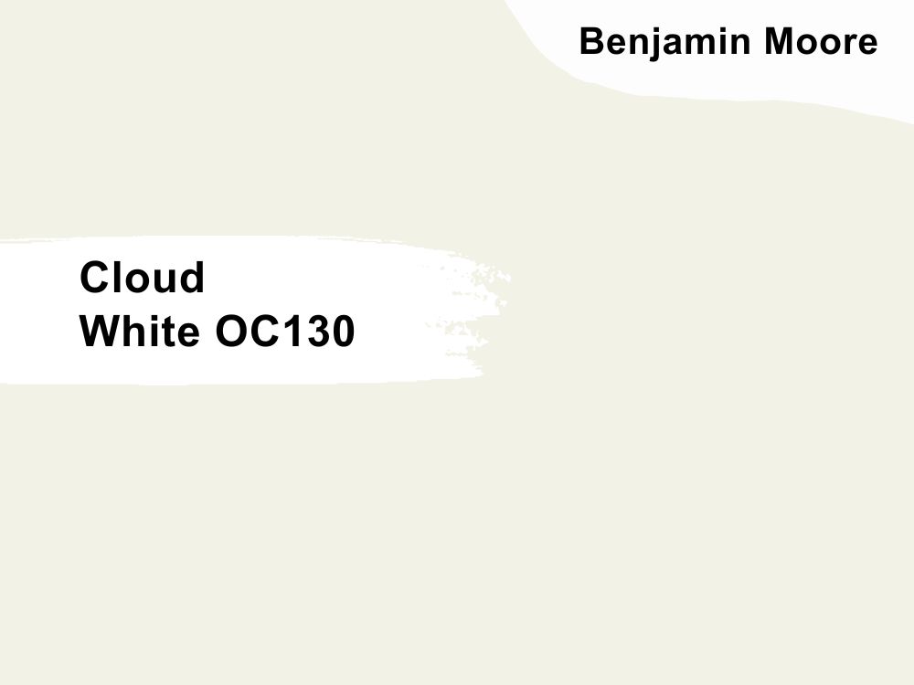 5. Benjamin Moore Cloud White OC130