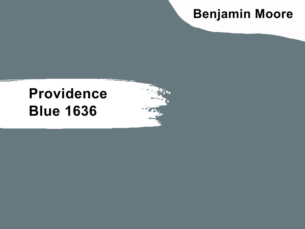 5. Benjamin Moore Providence Blue 1636