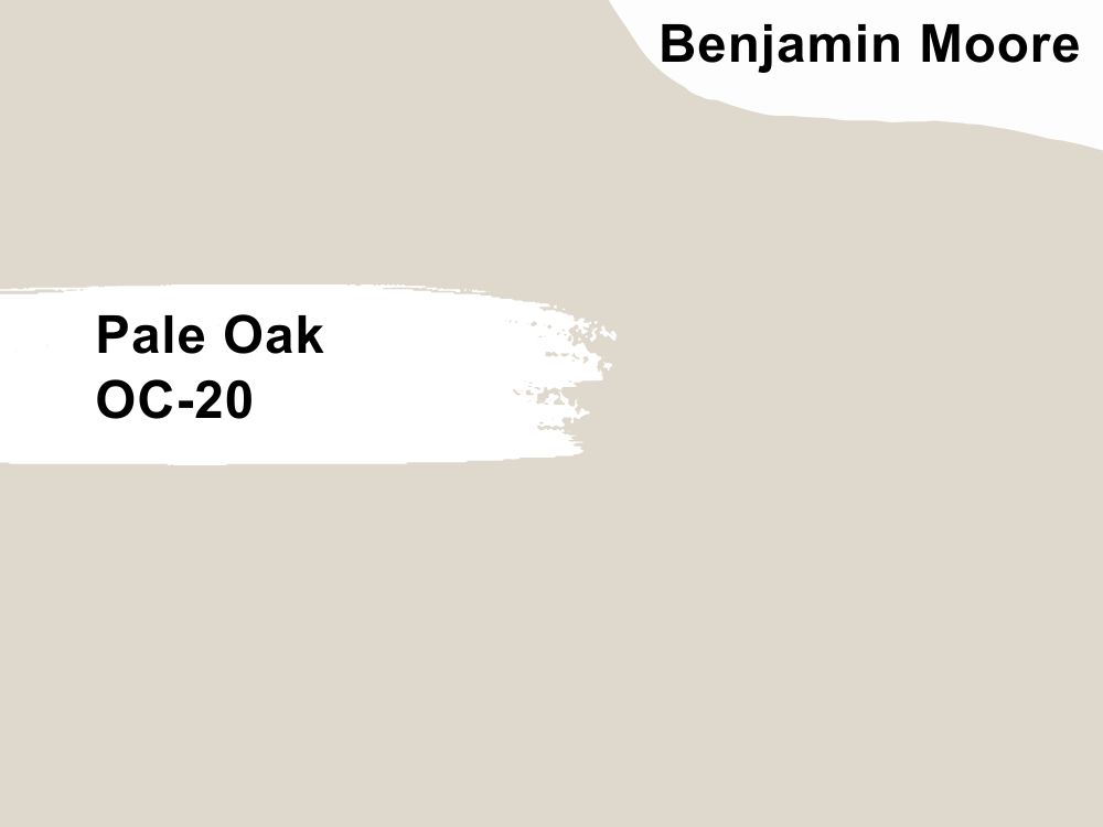 5. Benjamin Moore’s Pale Oak OC-20