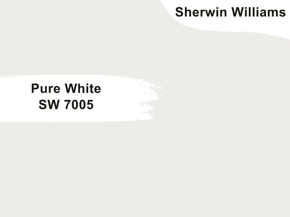 5. Pure White SW 7005