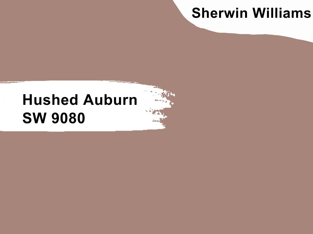 5. Sherwin Williams Hushed Auburn SW 9080