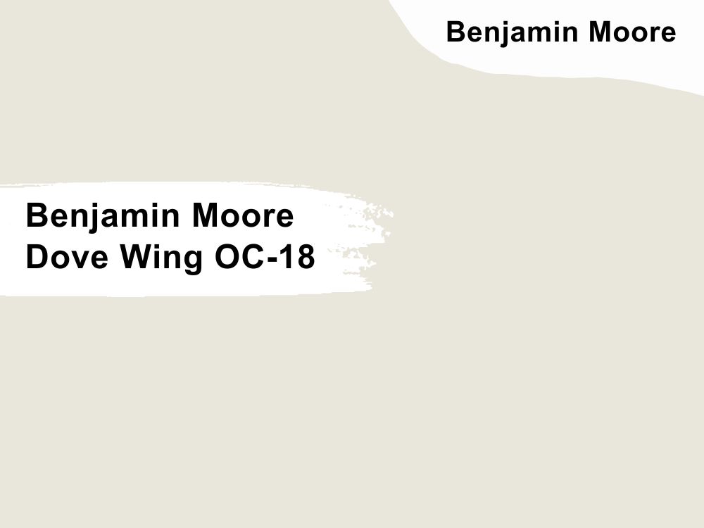 6. Benjamin Moore Dove Wing OC-18