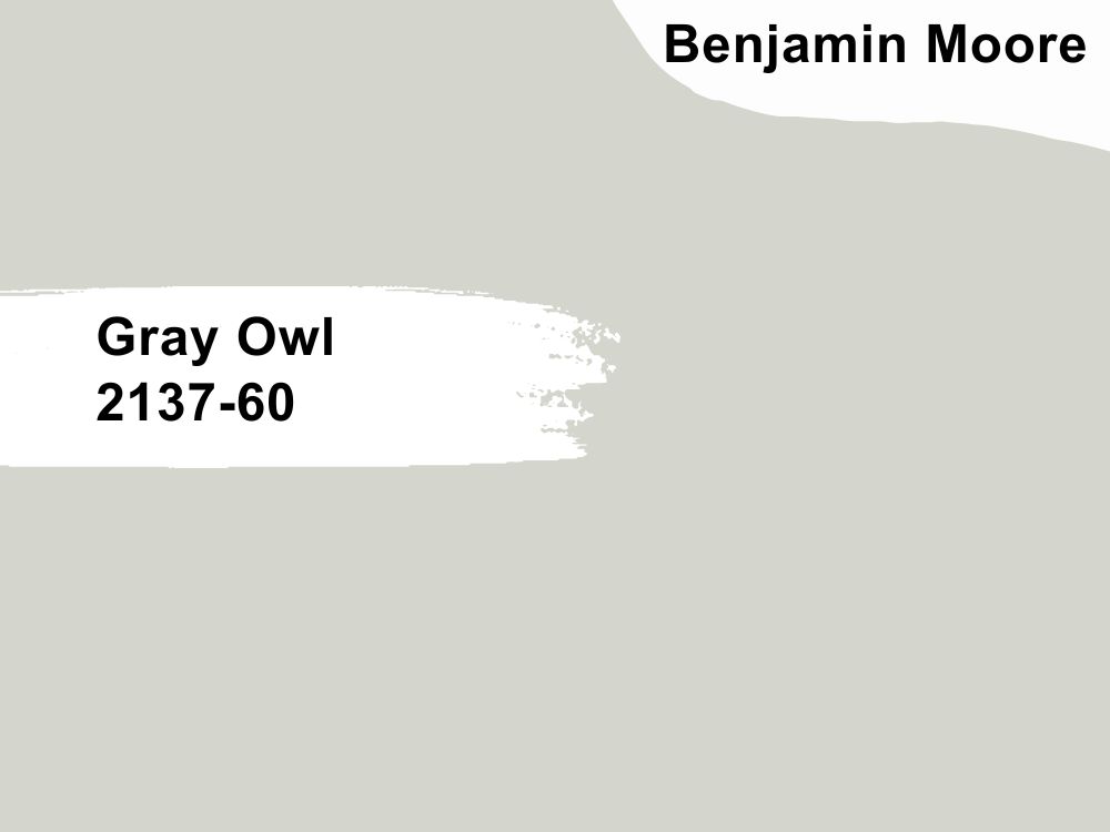 6. Benjamin Moore Gray Owl 2137-60