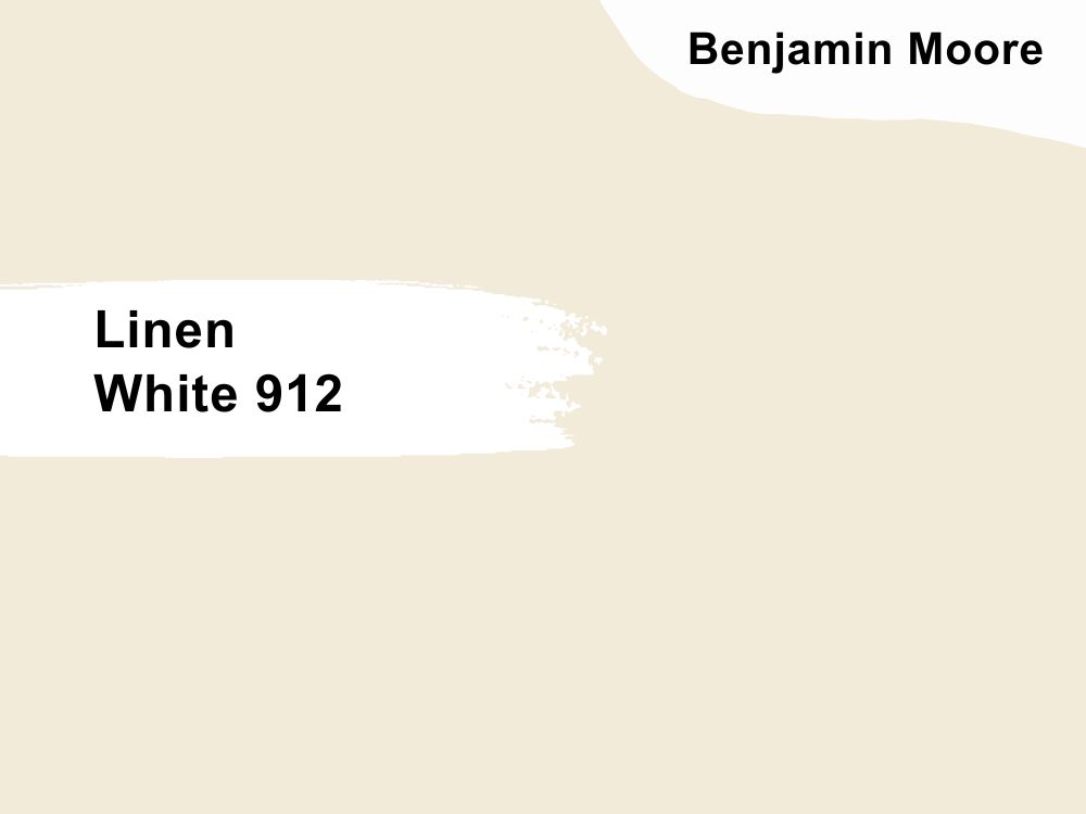 6. Benjamin Moore Linen White 912