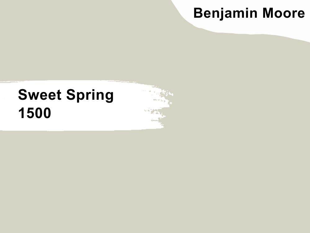 6. Benjamin Moore Sweet Spring 1500