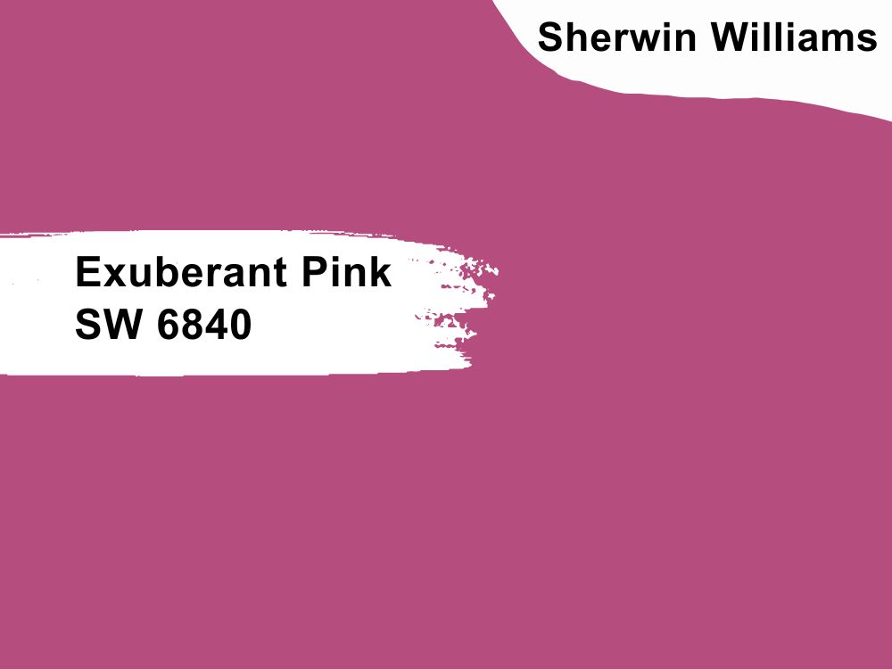 6. Exuberant Pink SW 6840