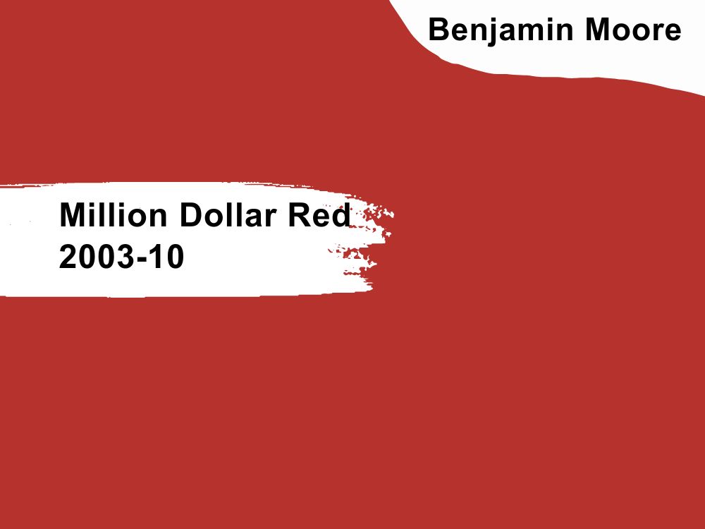 6. Million Dollar Red 2003-10