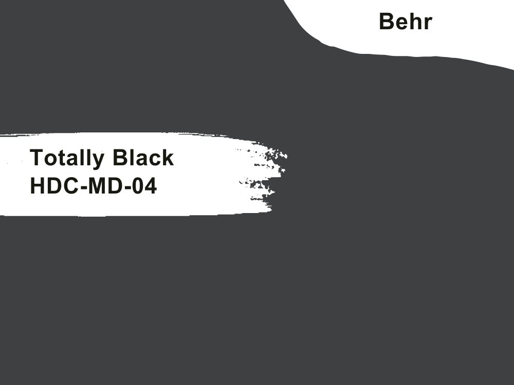 6.Behr Totally Black HDC-MD-04