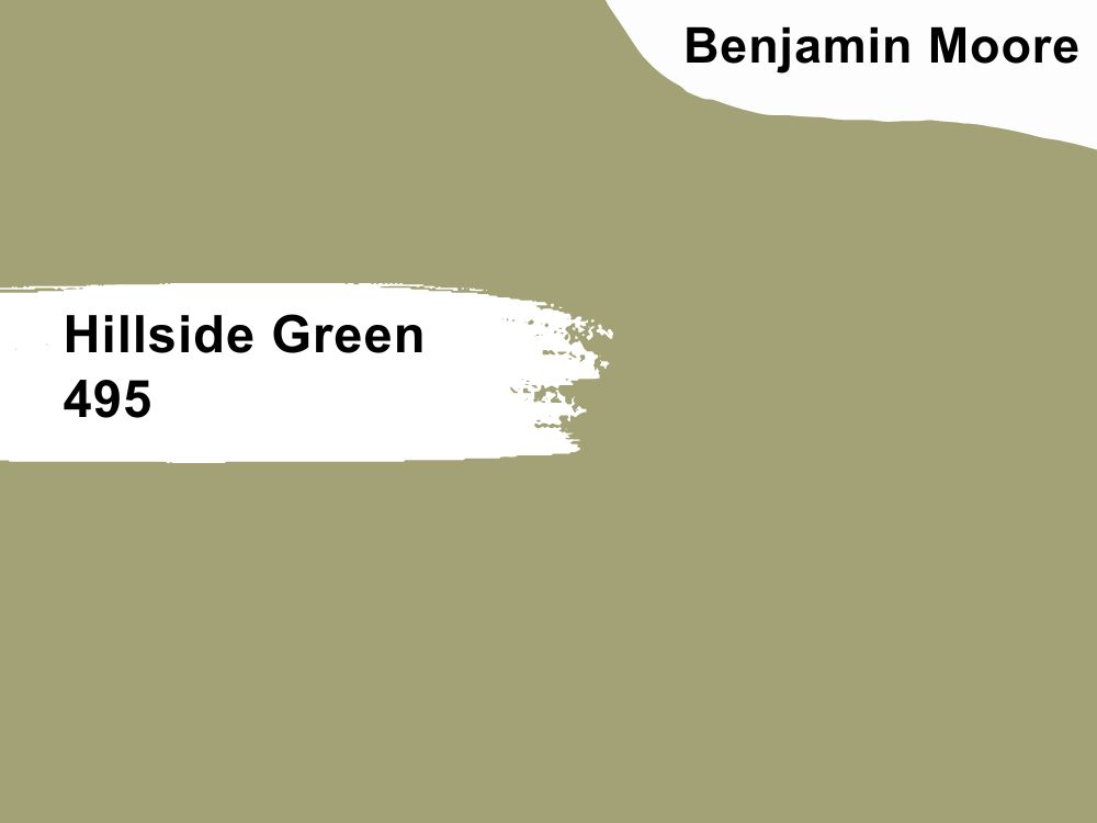 7. Benjamin Moore Hillside Green 495