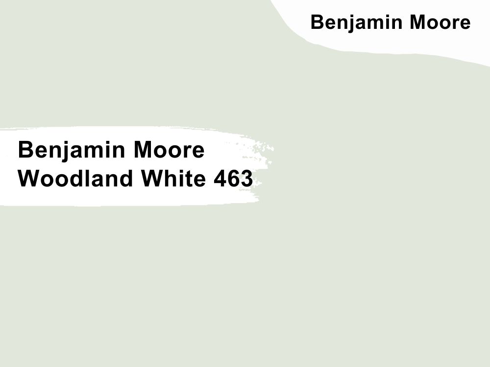 7. Benjamin Moore Woodland White 463