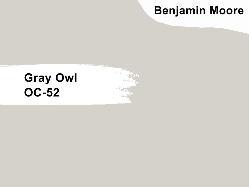 7. Gray Owl OC-52 by Benjamin Moore
