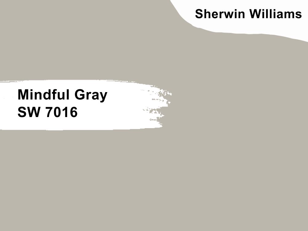 7. Mindful Gray SW 7016