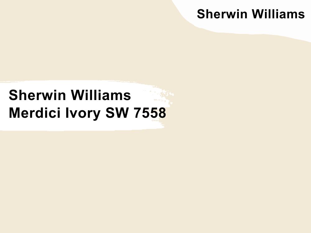 7. Sherwin Williams Merdici Ivory SW 7558
