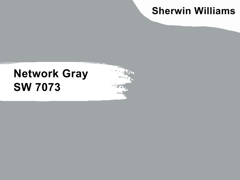 7. Sherwin Williams Network Gray SW 7073