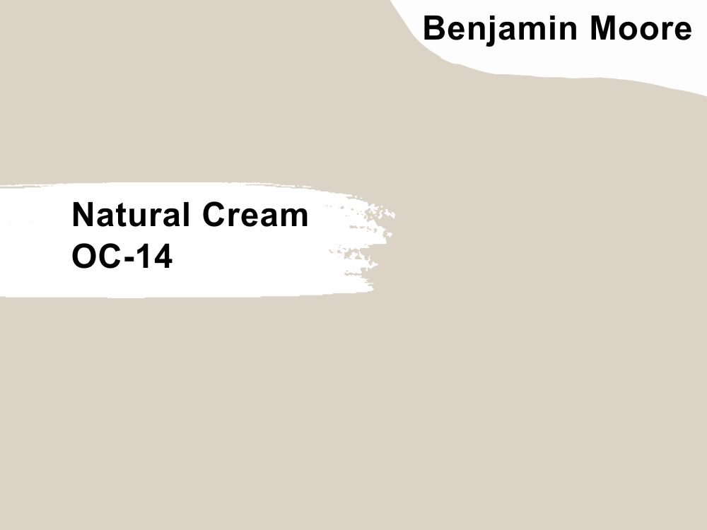 8. Benjamin Moore Natural Cream OC-14