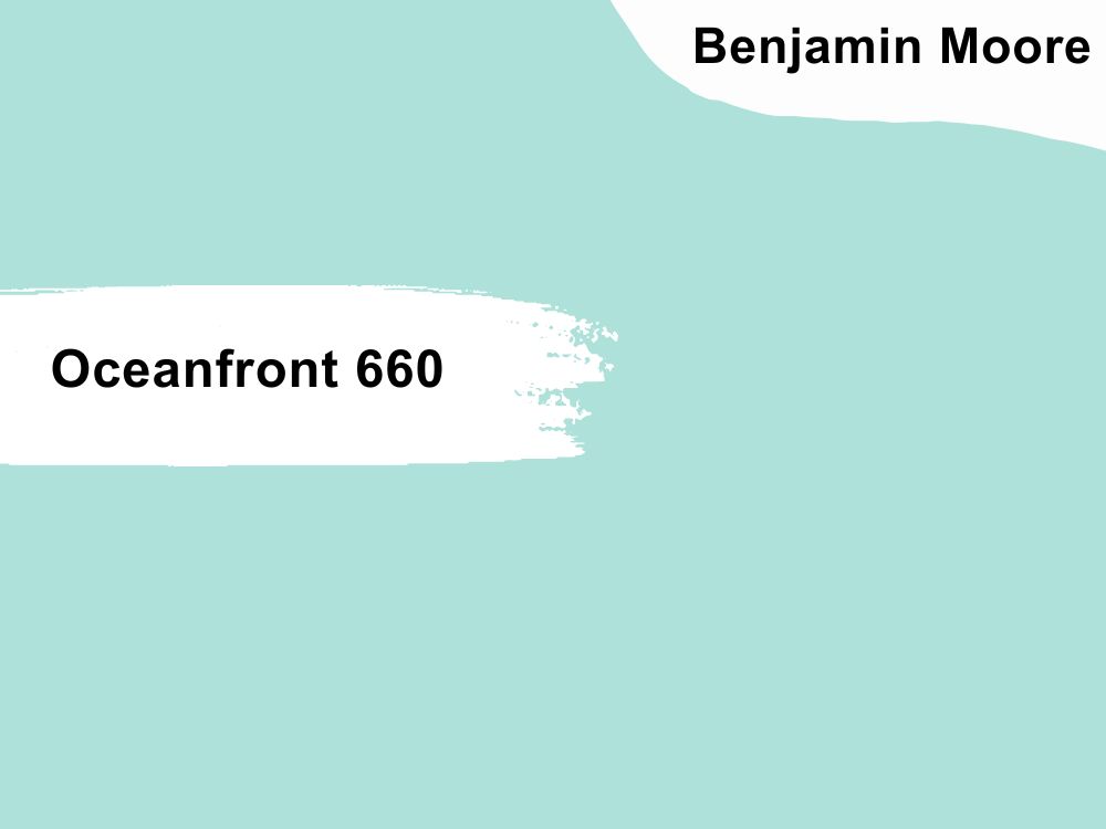 8. Benjamin Moore Oceanfront 660
